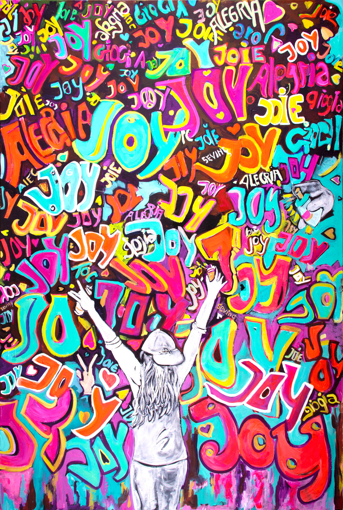 JOY - 48" x 60" - Acrylic on Canvas