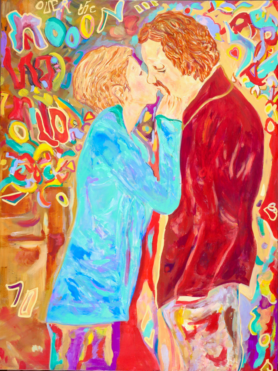 NEVER TOO LATE - 36" x 48" - Acrylic on Canvas