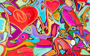 OF ALL THINGS, LOVE - 30" x 48" - Acrylic on Canvas